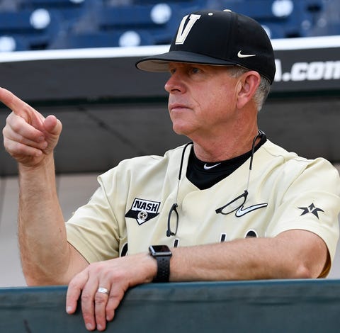 Vanderbilt head coach Tim Corbin before the 2019...