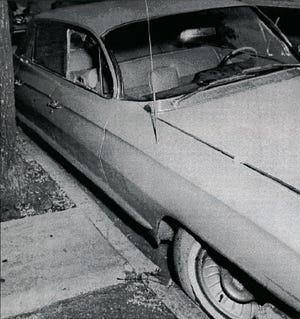 Lillie Belle Allen was shot while standing outside of this car on North Newberry Street in York City, Monday, July 1, 1969.