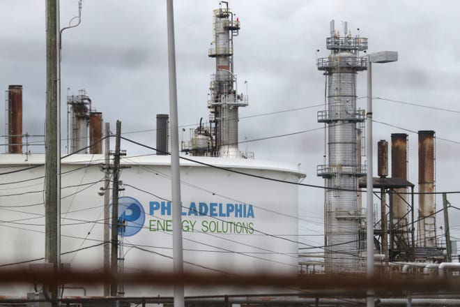 A fire in a vat of butane caused an early morning explosion   at the Philadelphia Energy Solutions Refining Complex around 4 a.m. Friday.
