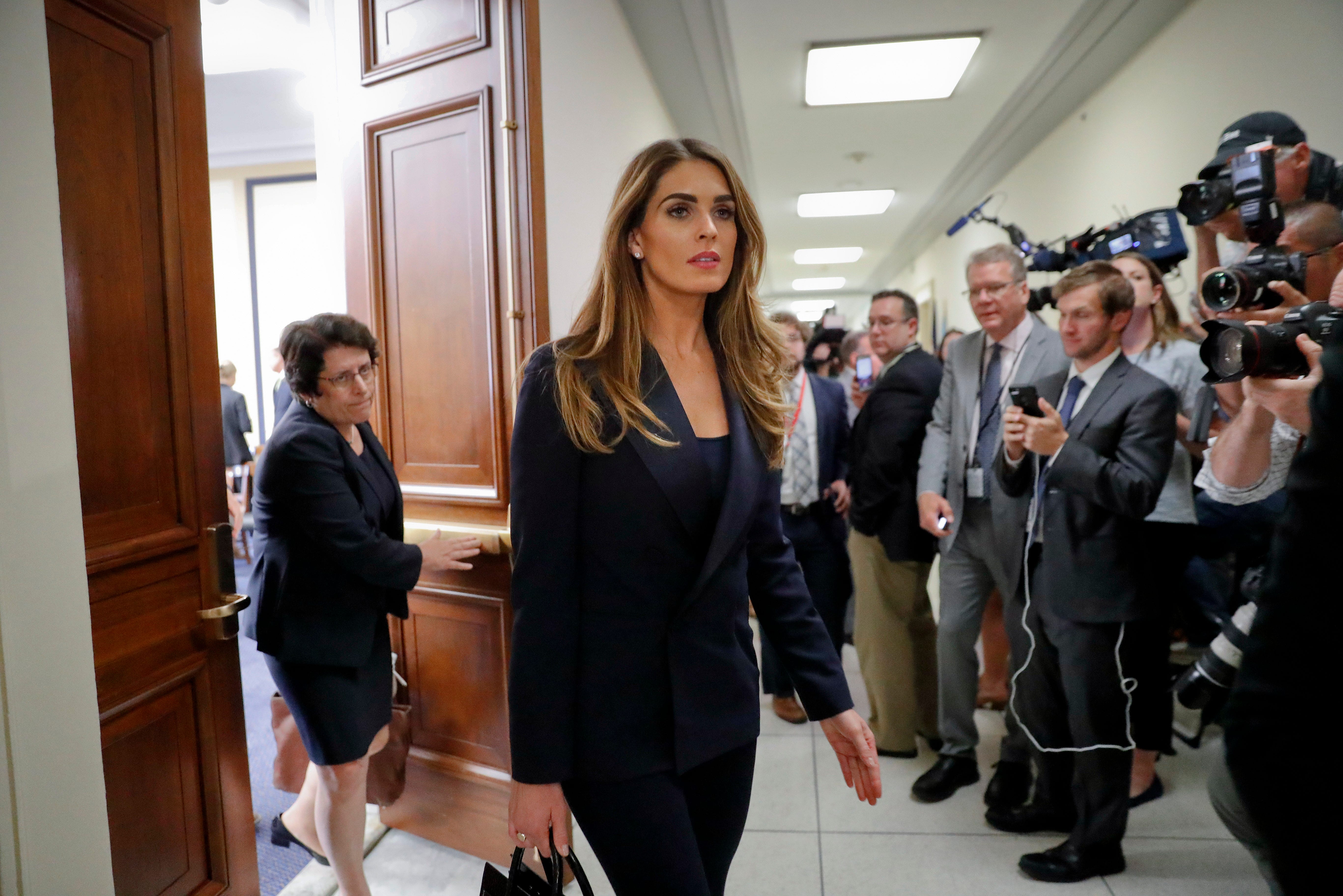 Hope Hicks, former aide to President Trump, stands by House testimony