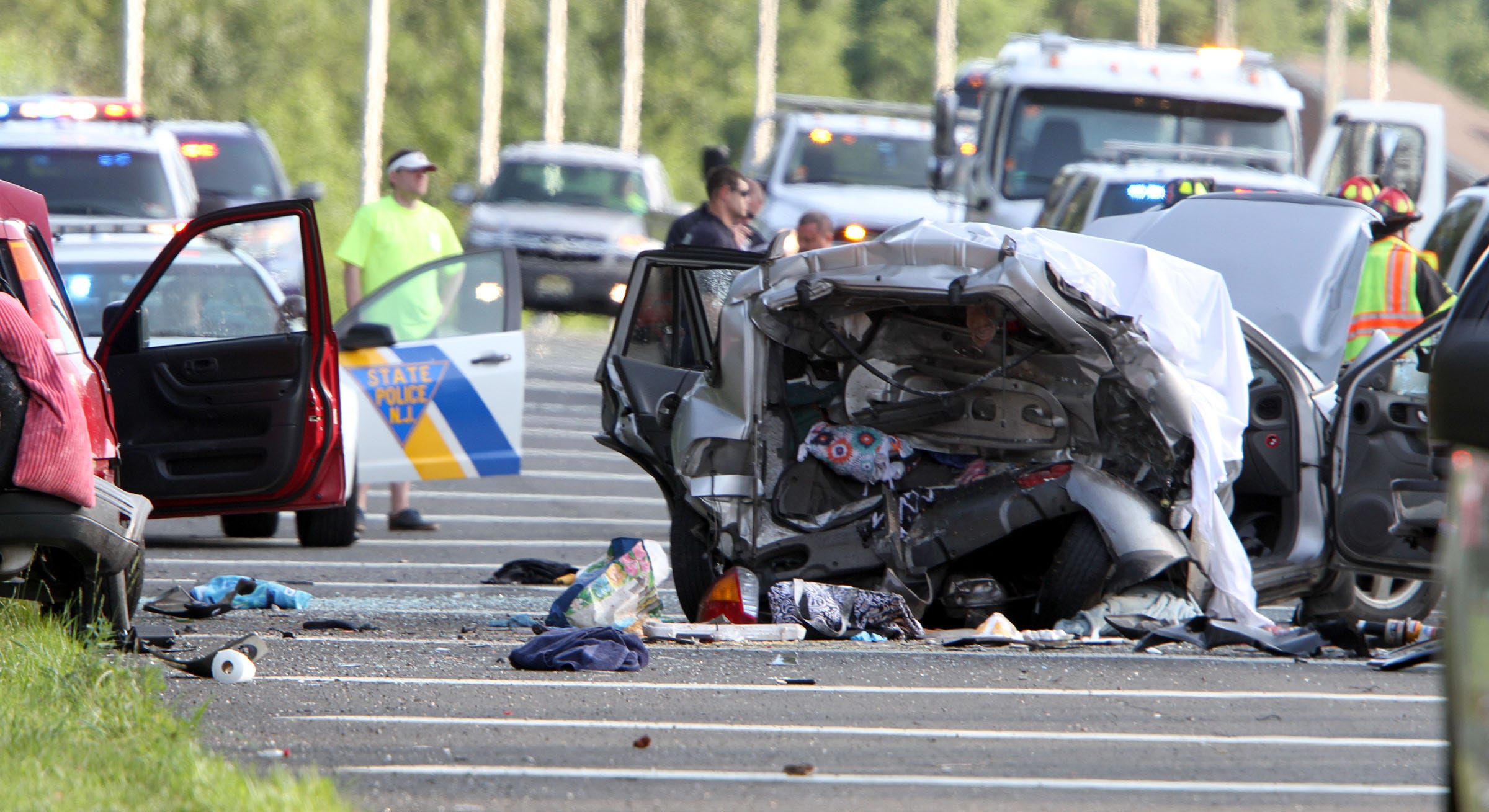 Fatal motor vehicle crash on Garden State Parkway in Brick.