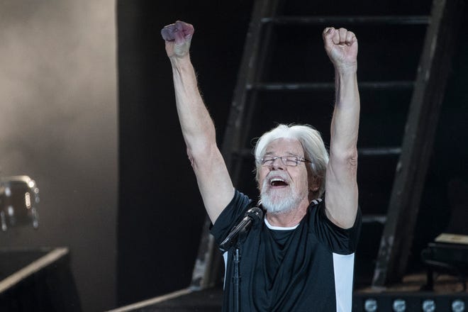 Bob Seger and the Silver Bullet Band plays in front of a sellout crowd for the last of a six-show run at the DTE Energy Music Theatre in Clarkston, Friday, June 21, 2019. 
