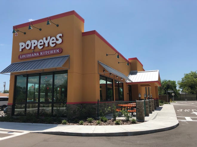 When construction is complete, Popeyes in Appleton will look similar to this location in California.