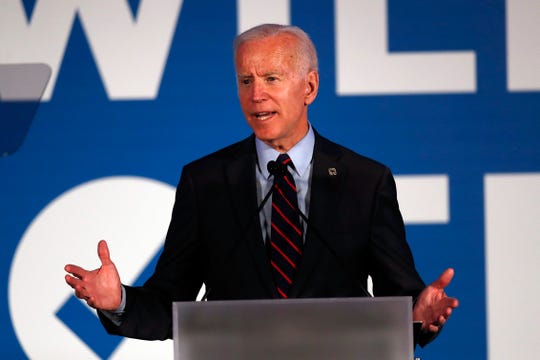 Former Vice President Joe Biden speaking in Atlanta in June 2019