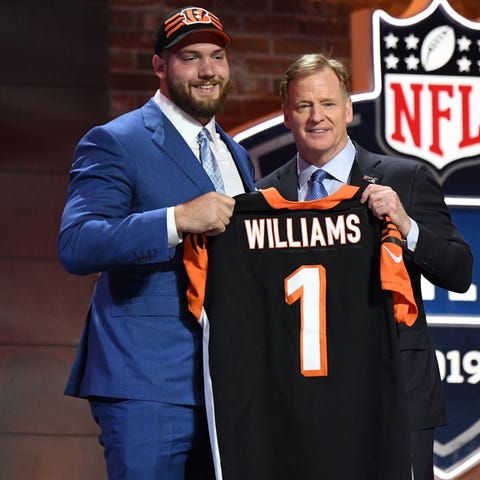 Jonah Williams (Alabama) is selected as the...