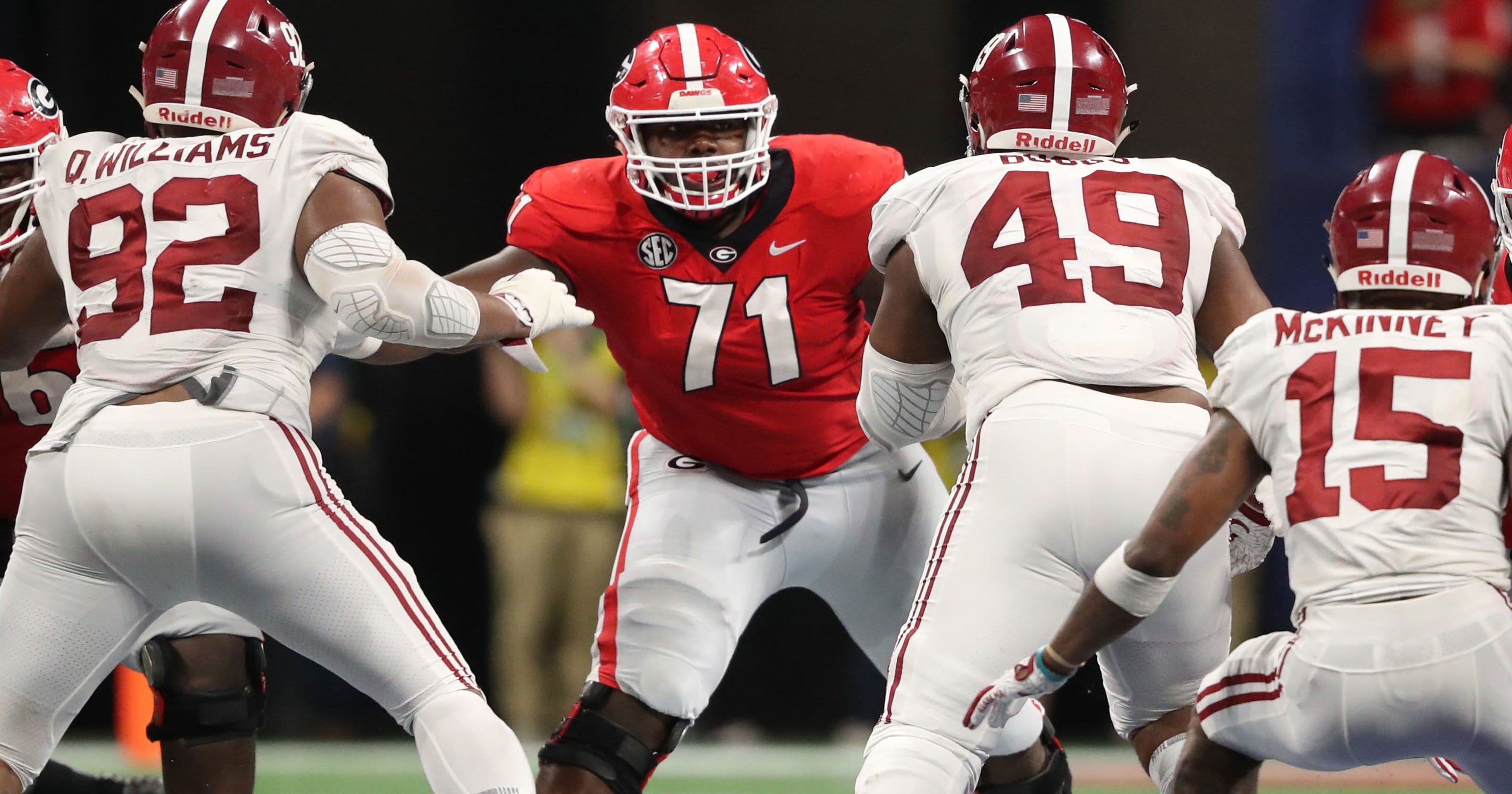 College football: 10 best offensive lineman for the 2019 ...