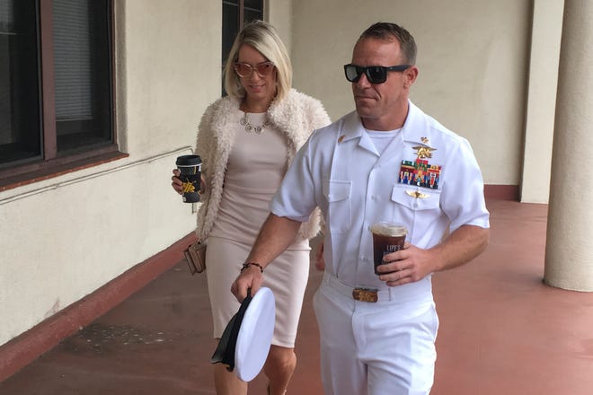Gallagher, a decorated Navy SEAL, who is accused of stabbing to death a wounded teenage Islamic State prisoner and wounding two civilians in Iraq in 2017. He has pleaded not guilty to murder and attempted murder, charges that carry a potential life sentence.