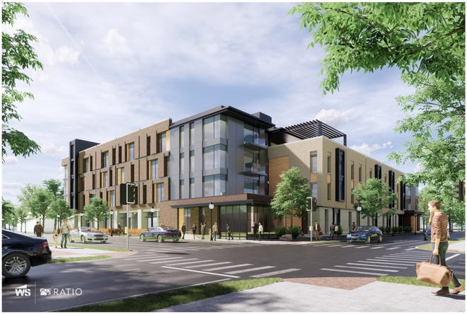 Rendering by WS Property Group of what the apartment complex could potentially look like.