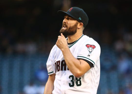 One of the reasons the Diamondbacks lost was because the Dodgers delivered three consecutive extra-base hits off lefty Robbie Ray in the sixth.