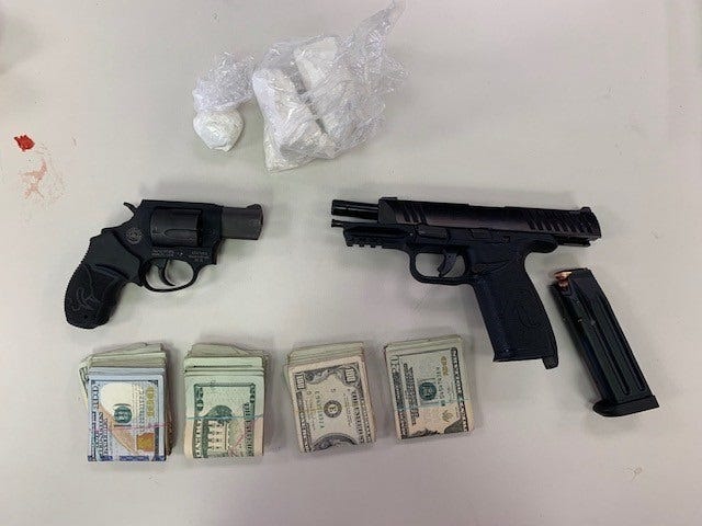 The York County District Attorney's office said the county Drug Task Force seized cash, cocaine and guns from the home of alleged dealer Wilfredo Torres-Rivera on June 25, 2019.
