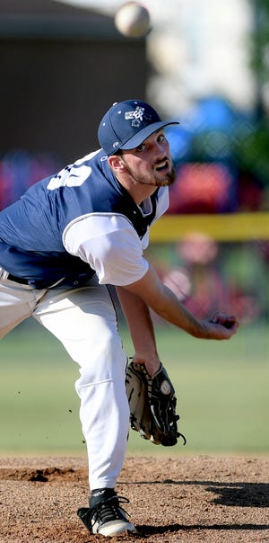East Prospect's Nick Kreider pitched a two-hit shutout on Monday evening against Felton.