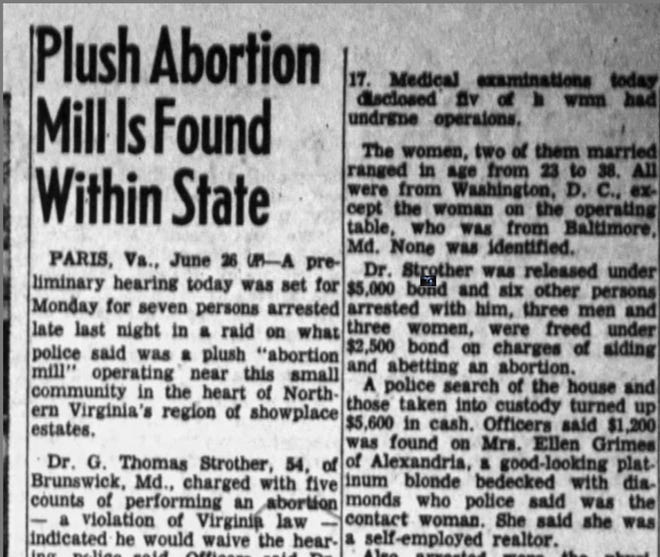 News coverage of the time showed that many illegal abortions were dangerous, and much of the reporting was lurid.