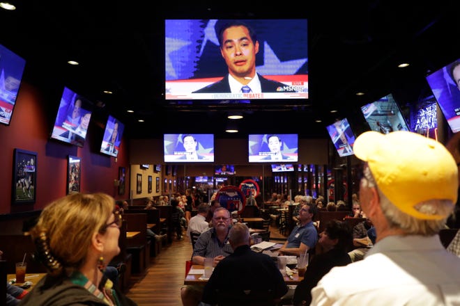 The Democratic Club of North Florida hosted a watch party for the Democratic presidential debate at Beef O' Brady's on Capital Circle Southeast Wednesday, June 26, 2019. 