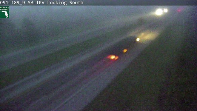 Fog was limiting visibility on major highways through the Treasure Coast June 27, 2019.