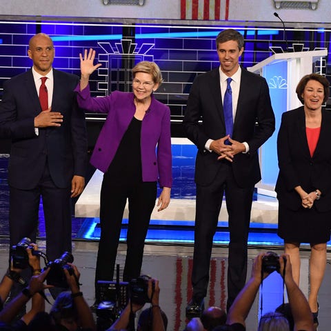 (L-R) US Representative for Ohio's 13th...