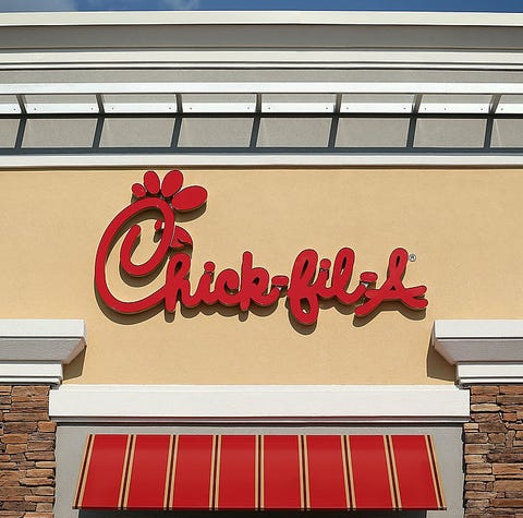 A Chick-fil-A restaurant.