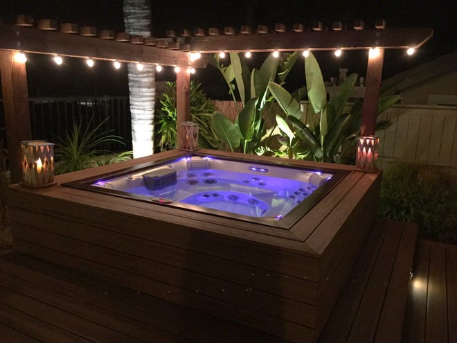 Should a hot tub be in sun or shade