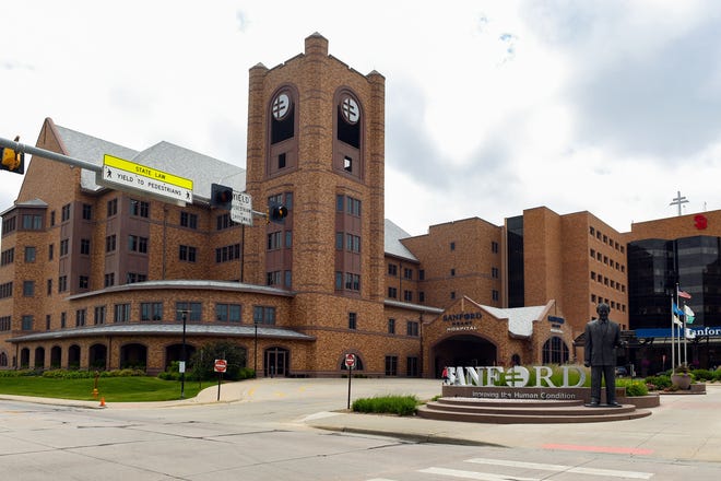 The Sanford Medical Center stands on Friday, June 28, in Sioux Falls. 