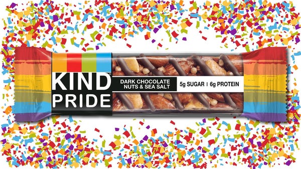 KIND has launched a limited-edition Pride bar,...