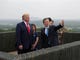 President Donald Trump and South Korean President Moon Jae-in at the Observation Post Ouellette at Camp Bonifas in Panmunjom, South Korea. 