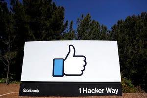 Facebook headquarters in Menlo Park, Calif.