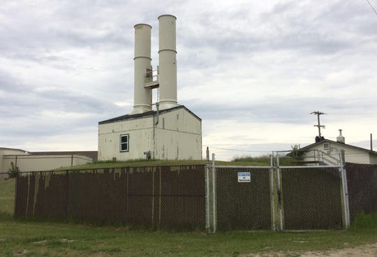 Former Wurtsmith Air Force Base grounds in Oscoda Township, Michigan.