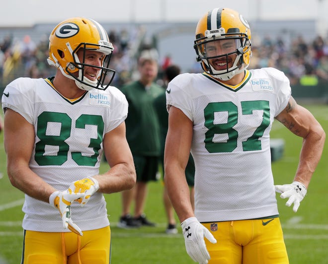 Former Packers Jordy Nelson Jeff Janis Reconnect In Spare Time Over Tires