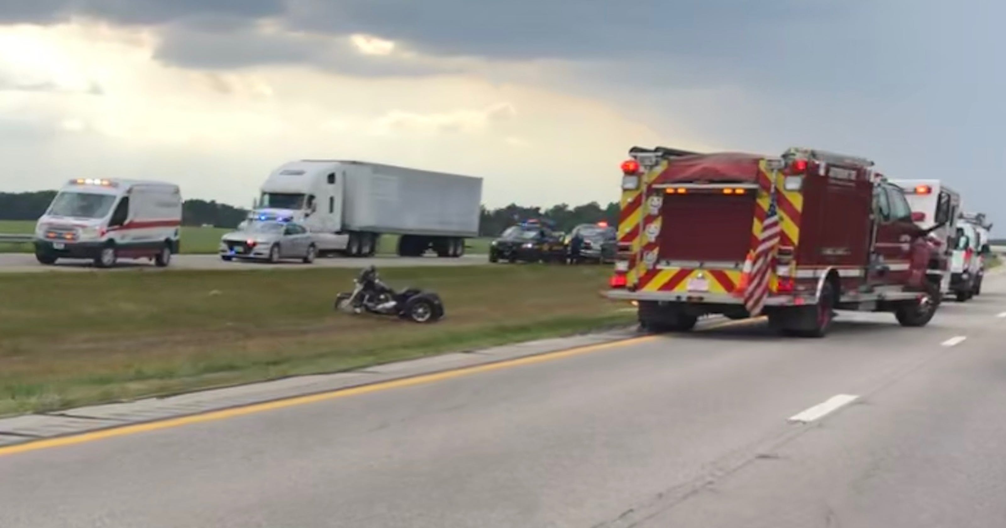 Man killed in motorcycle crash on U.S. 30