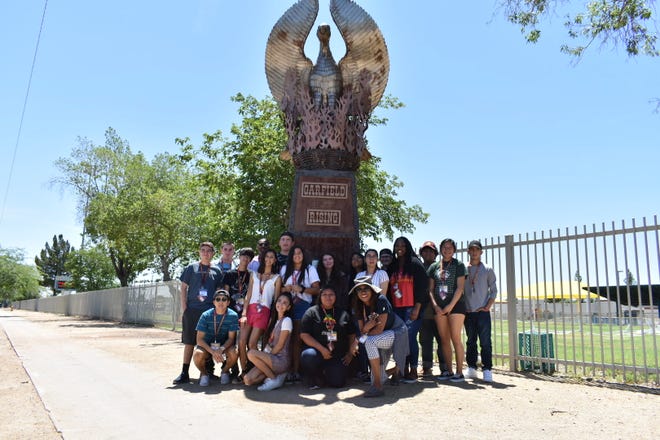 Eighteen high school students explored the history and changes of the area ​​​​​​​during The Arizona Republic/azcentral-sponsored High School Media Innovation Camp.