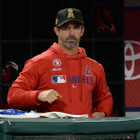 Los Angels Angels manager Brad Ausmus.