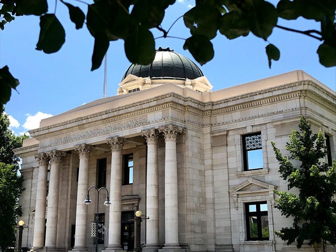 A photo of the Second Judicial District Court in downtown Reno.