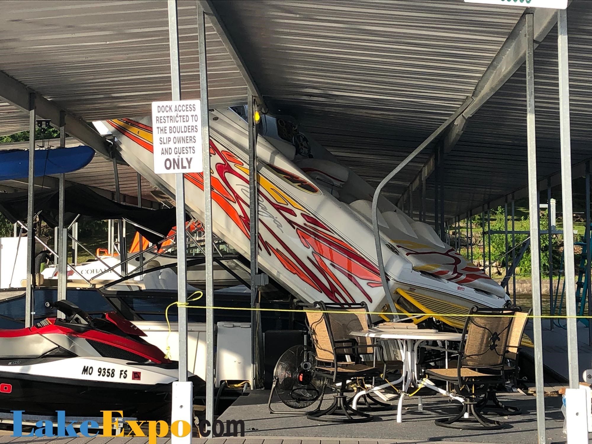 boat crashes into house ozarks