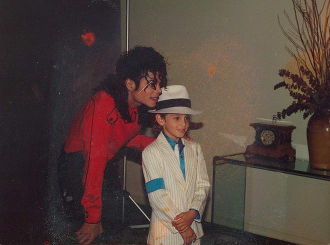 Michael Jackson and Wade Robson in "Leaving Neverland."