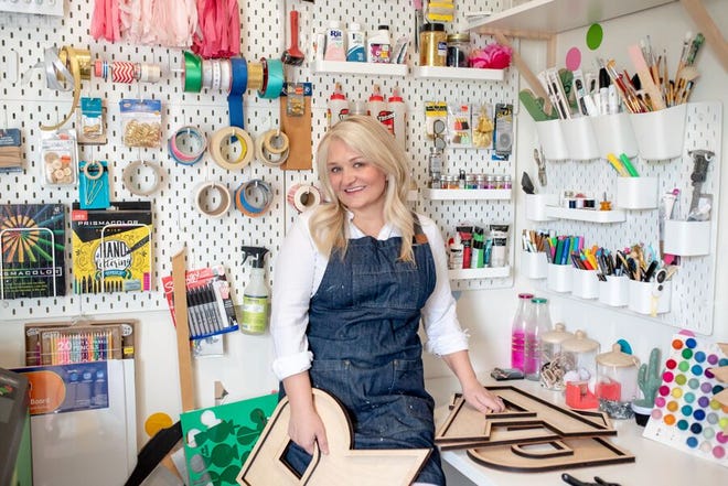 Some days, Jo Gick says she fills orders in her shop and makes things she loves to do.