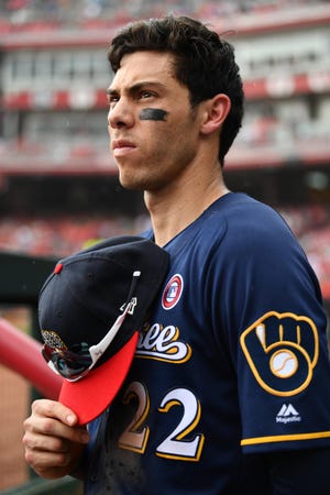Christian Yelich has been the big story of the first half, although the team's inability to build offense around him has also been a major issue.