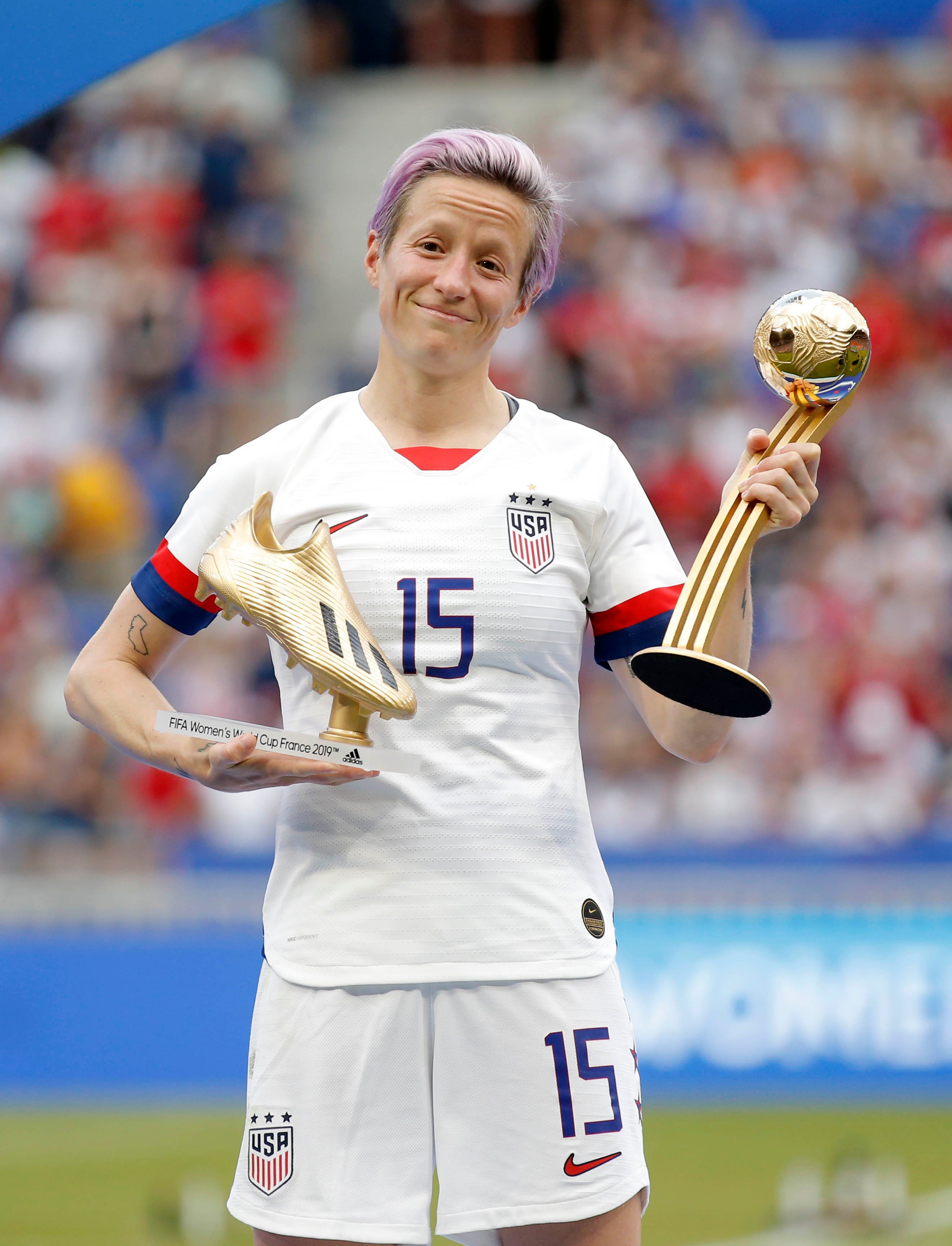 World Cup. Megan Rapinoe and USWNT make 