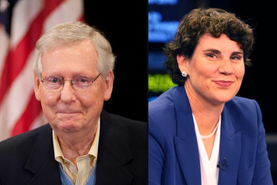 Amy McGrath plans to take on US Senate Majority Leader Mitch McConnell in 2020.