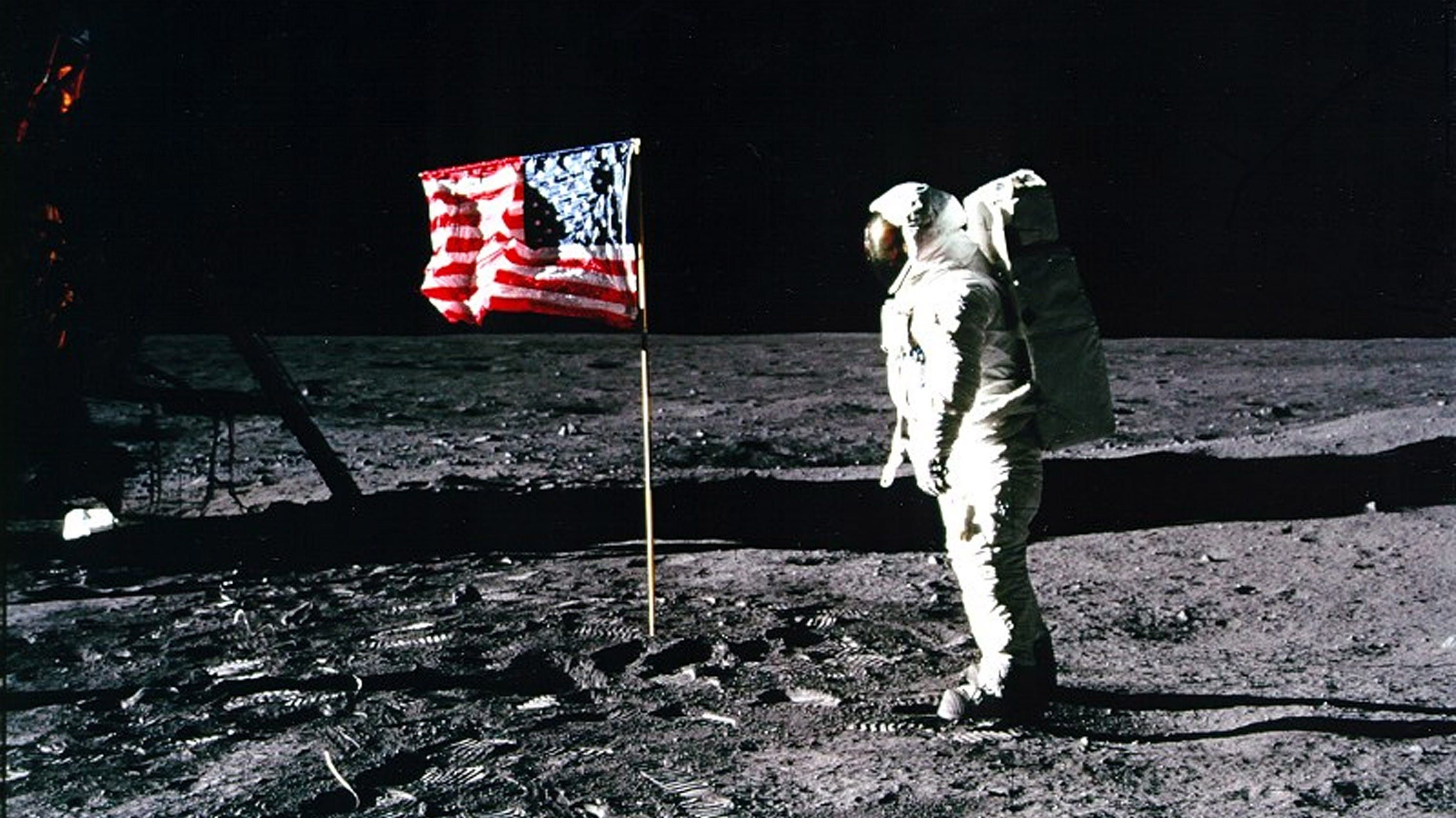essay on man's first landing on the moon