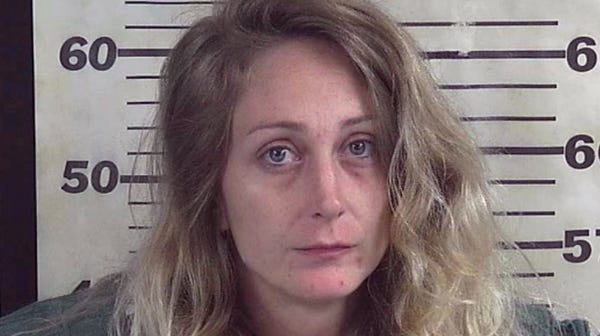 This booking photograph released by the Cullman...