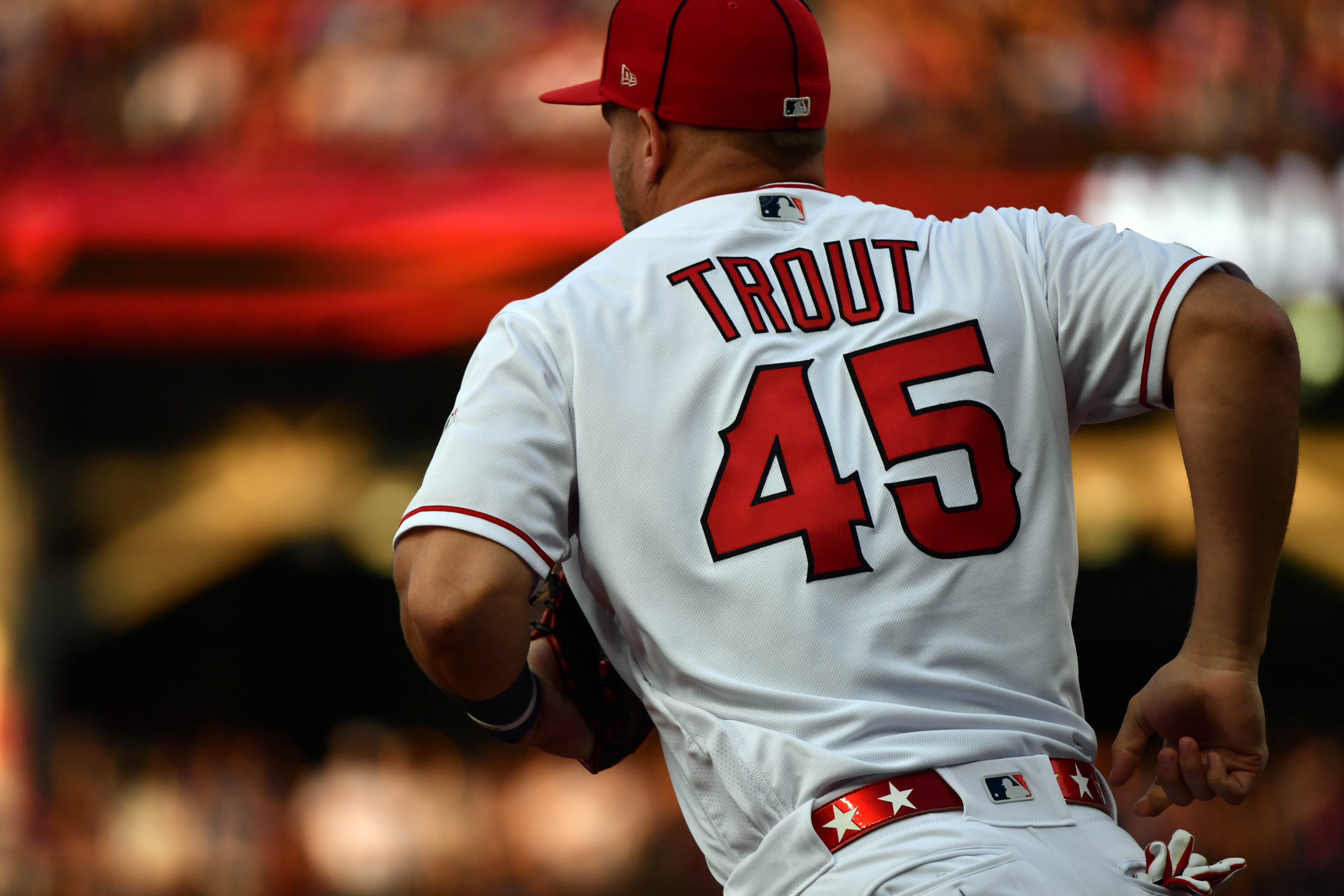 mike trout jersey number