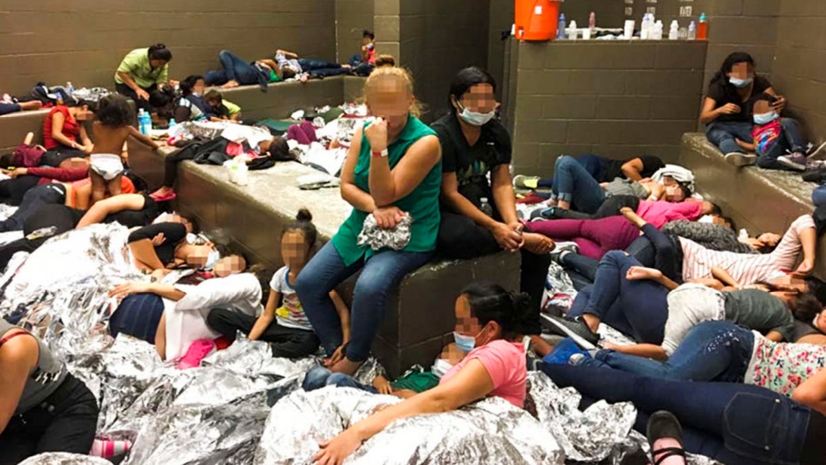 A migrant holding station in McAllen, Texas, on June 11, 2019.