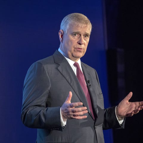 Prince Andrew, Duke of York, at Buckingham Palace 