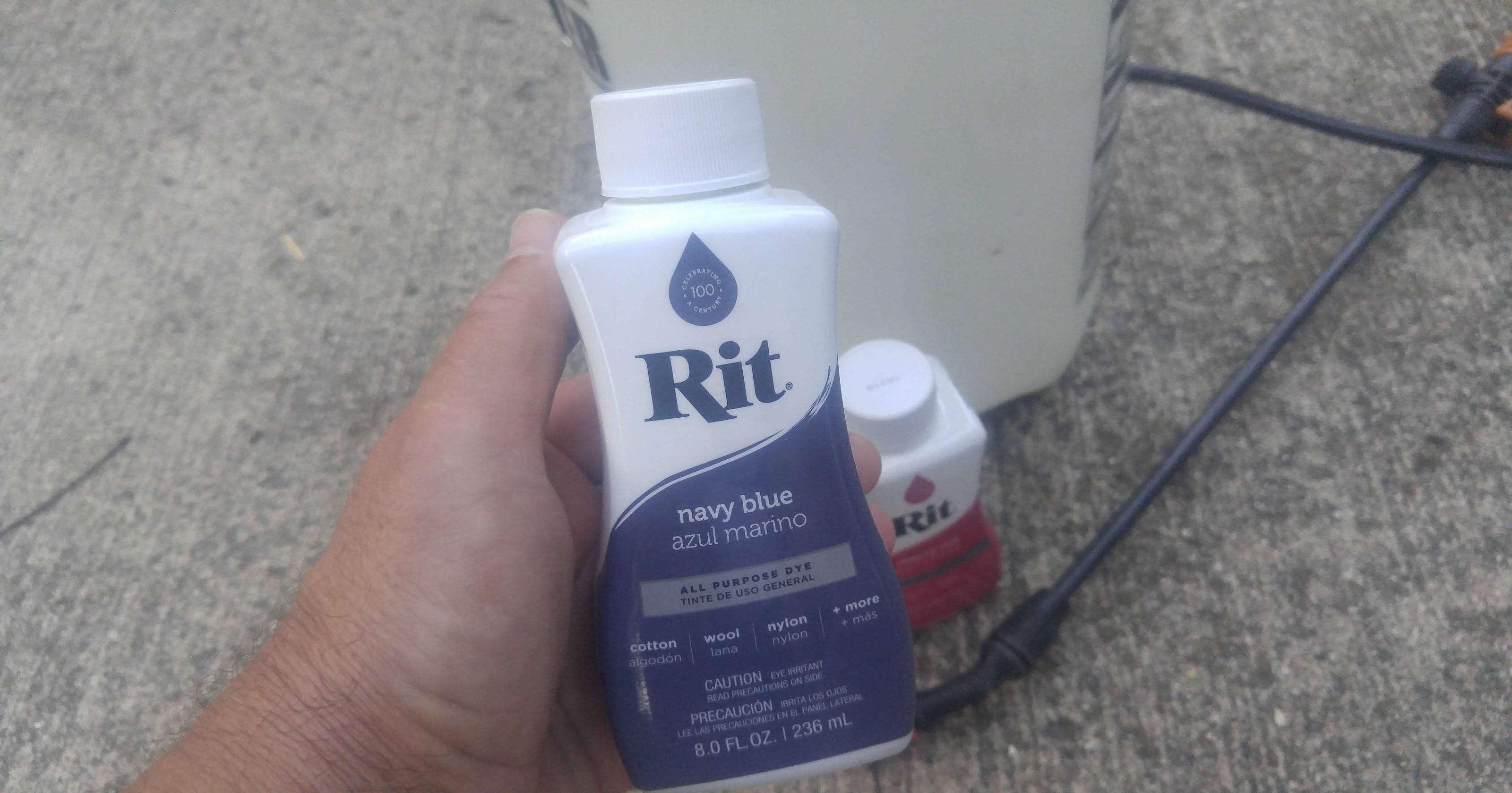 Use dye to help you spray herbicide