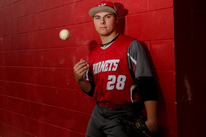 Rossville's Payton Dennison is the Journal & Courier Small School Baseball player of the year, Wednesday, July 10, 2019, in Lafayette.
