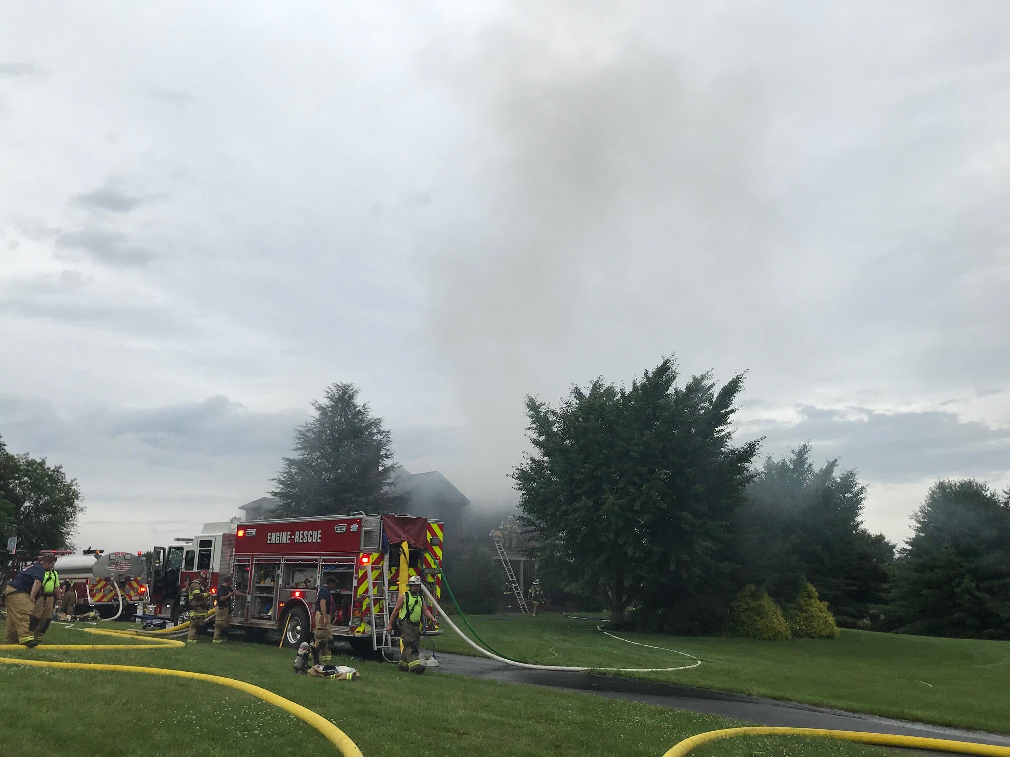Lebanon County fire House destroyed, firefighter injured Thursday