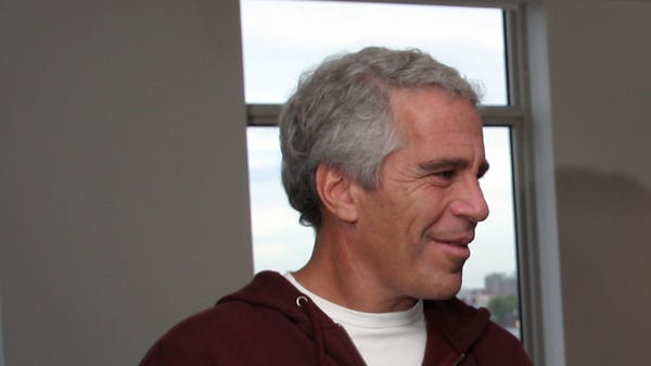 Jeffrey Epstein in Cambridge, Massachusetts on...