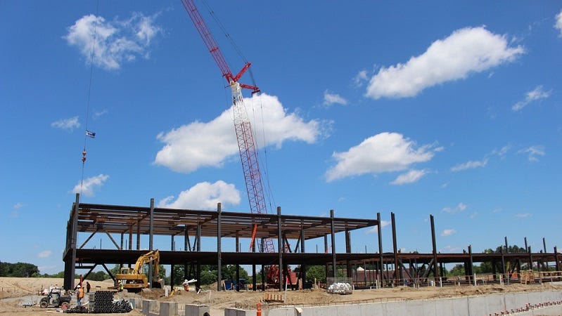 McLaren Greater Lansing's new hospital starts taking shape