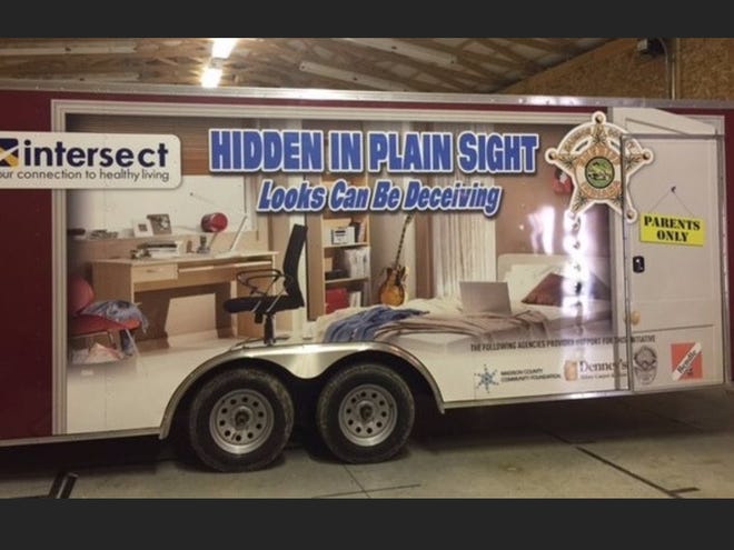 “Hidden in Plain Sight," an interactive display for parents of teenagers, will be on display at the Delaware County Fair, 4-10 p.m. Tuesday July 16.