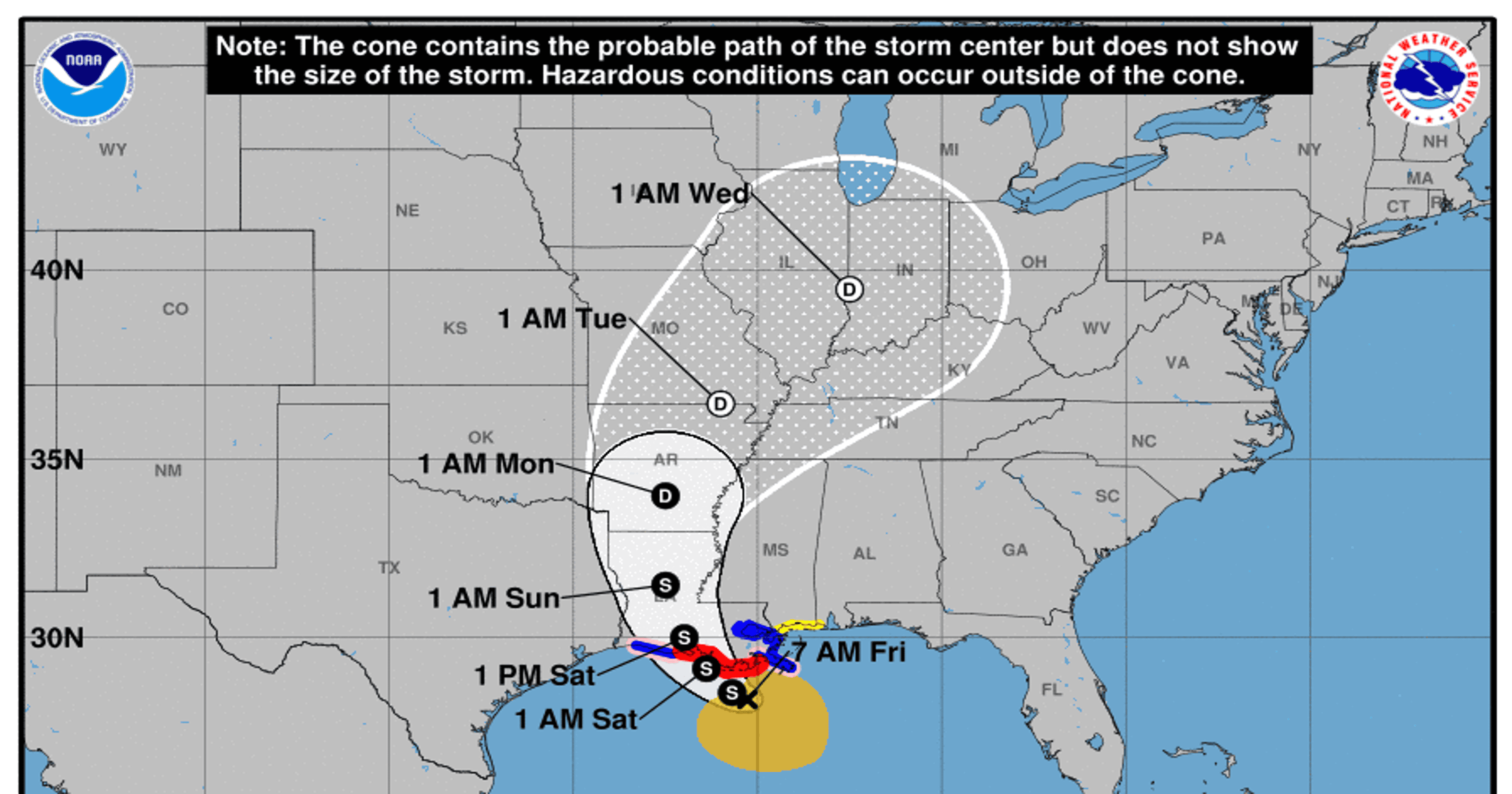 Mississippi storm updates Tracking Hurricane Barry into weekend