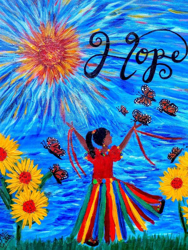 The Color Of Hope Shines Bright With Art